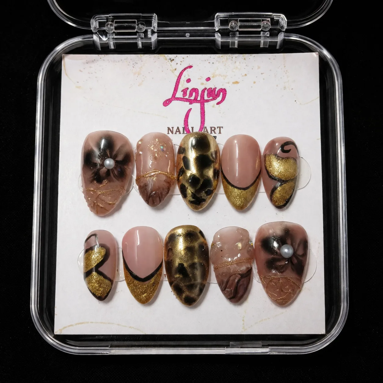 LJ 0004 - ( Luxury Brown & Gold Collectionygy )  =  Rp 30.000