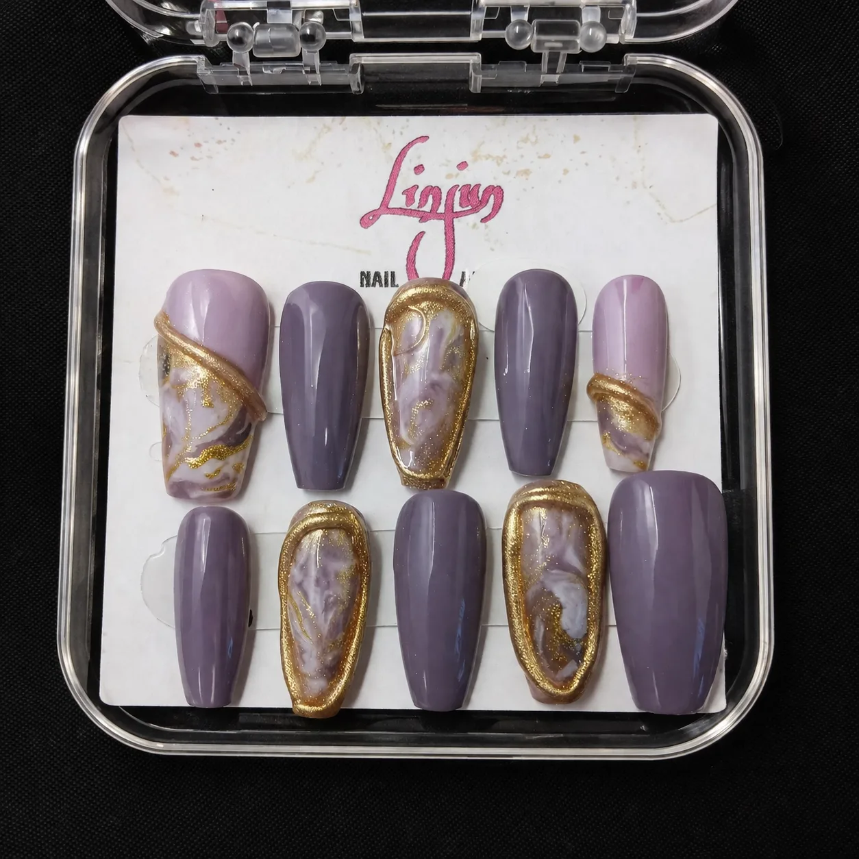 LJ 0001 - ( Elegant Marble Gold Series )  =  Rp 30.000