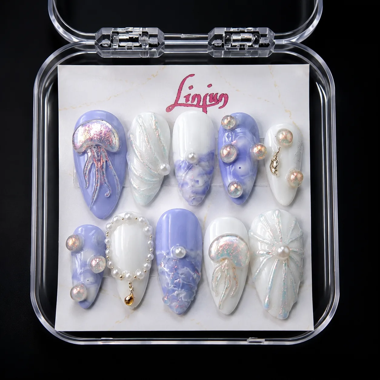 LJ 0047 - ( Lavender Jellyfish )  =  Rp 30.000